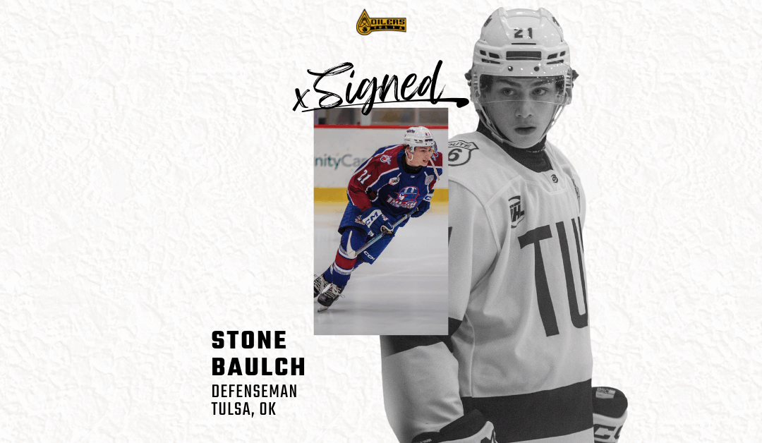 OILERS RE-SIGN DEFENSEMAN STONE BAULCH